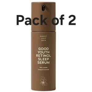 2 Pack Sweet July Skin Good Youth Retinol Sleep Serum With Lavender - 1 fl oz